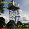 19 years history factory 49m3 galvanised water tank and 8m high steel tower